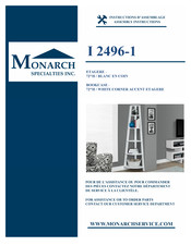 Monarch Specialties I 2496-1 Instructions D'assemblage