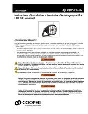 Cooper Lighting Solutions EPHESUS G8 Lumadapt Instructions D'installation