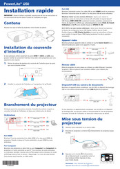 Epson PowerLite U50 Installation Rapide