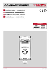 Scame electrical solutions COMPACT-EX GD Serie Installation, Utilisation Et Entretien