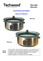 TECHWOOD TMJ-450 Manuel D'utilisation