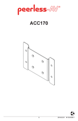 peerless-AV ACC170 Mode D'emploi