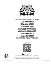 Mi-T-M Corporation GEN-3000-1MH0 Manuel D'utilisation