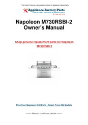 Napoleon M730RSBI-2 Mode D'emploi