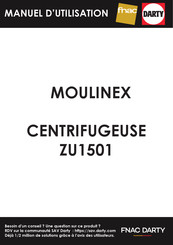 Moulinex ZU1501 Manuel D'utilisation