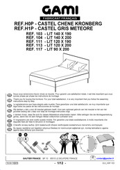 Gami CASTEL H0P 113 Instructions De Montage