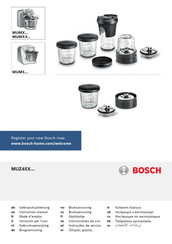 Bosch MUM58720 Mode D'emploi