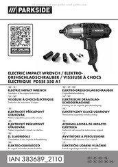 Parkside PDSSE 550 A1 Traduction Des Instructions D'origine