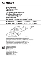 HIKOKI G 23SC3 Mode D'emploi