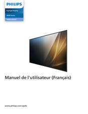 Philips 98BDL4650D Manuel De L'utilisateur