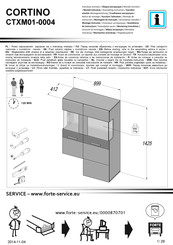 Forte CORTINO CTXM01-0004 Notice De Montage