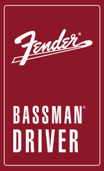 Fender Bassman Driver Manuel D'utilisation