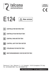 Telcoma Automations E124 Mode D'emploi