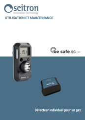 Seitron be safe SG O2 Manuel D'utilisation Et De Maintenance