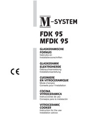 M-system MFDK 95 Mode D'emploi