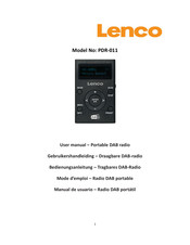 LENCO PDR-011BK Mode D'emploi