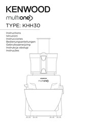 Kenwood MultiOne KHH30 Instructions