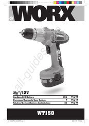 Worx WT150 Mode D'emploi