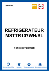 Moulinex studio MSTTR107WH Notice D'utilisation