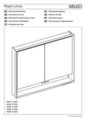 KEUCO Royal Lumos 14324 17133 Serie Instructions D'utilisation