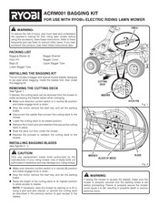 Ryobi ACRM001 Mode D'emploi