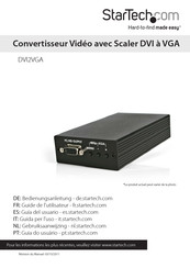 StarTech DVI2VGA Guide De L'utilisateur