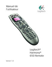 Logitech Harmony 650 Remote Manuel De L'utilisateur