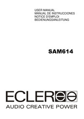 Ecler SAM614 Notice D'emploi