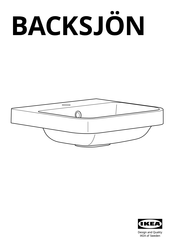 IKEA BACKSJON Instructions D'assemblage