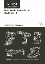 Hyundai power products HPACK18524-1 Instructions Originales