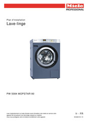 Miele professional PW 5084 MOPSTAR 80 Plan D'installation