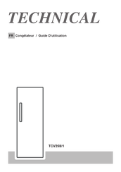 Technical TCV258/1 Guide D'utilisation