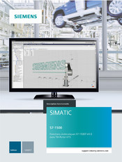 Siemens SIMATIC S7-1500T Mode D'emploi