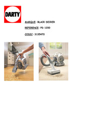 Black & Decker Dustbuster Flexi PD1080 Mode D'emploi