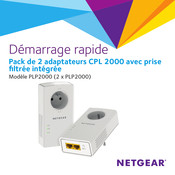 NETGEAR PLP2000 Démarrage Rapide