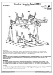 velopa CITYSTYLE Easylift 500 D Instructions De Montage