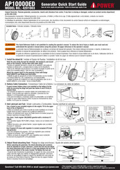 iPower 4201003 Guide De Démarrage Rapide