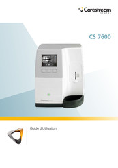 Carestream Dental CS 7600 Guide D'utilisation