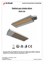 S. Plus RGI 195 S Notice D'utilisation Et D'entretien