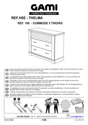 Gami THELMA H0E 160 Instructions De Montage