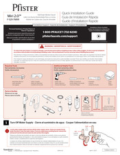 Pfister Miri 2.0 F-529-7MRR Guide D'installation Rapide