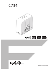 Faac C734 Mode D'emploi