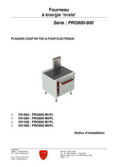 Charvet PRO900 M1PL Notice D'installation