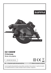 Gamma CZ-1300W Mode D'emploi Original