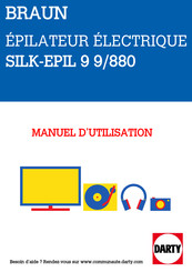 Braun SILK-EPIL 9 9/880 Mode D'emploi