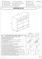 Home affaire MIRIAM MI-05 Notice De Montage