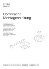 Dornbracht 28 669 831-FF 0010 Instructions De Montage