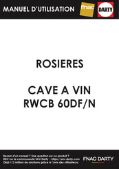 ROSIERES RWCB 45 Notice D'utilisation