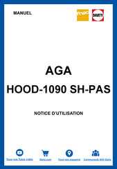 AGA SH1090 Guide D'installation, D'utilisation Et De Maintenance