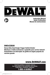 DeWalt DWE43265N Guide D'utilisation